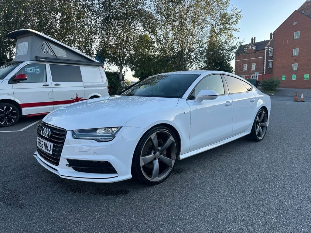 Audi A7 3.0 Tdi Quattro 272 Black Edition S Tronic White #7