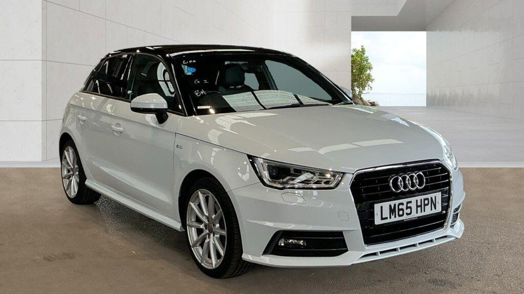 Audi A1 1.6 Tdi S Line Sportback Euro 6 Ss White #2