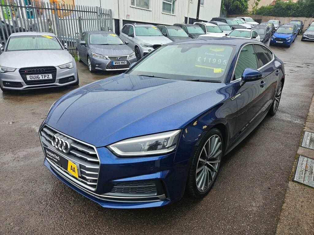 Audi A5 2.0 Tdi Ultra S Line Sportback Euro 6 Ss Blue #3