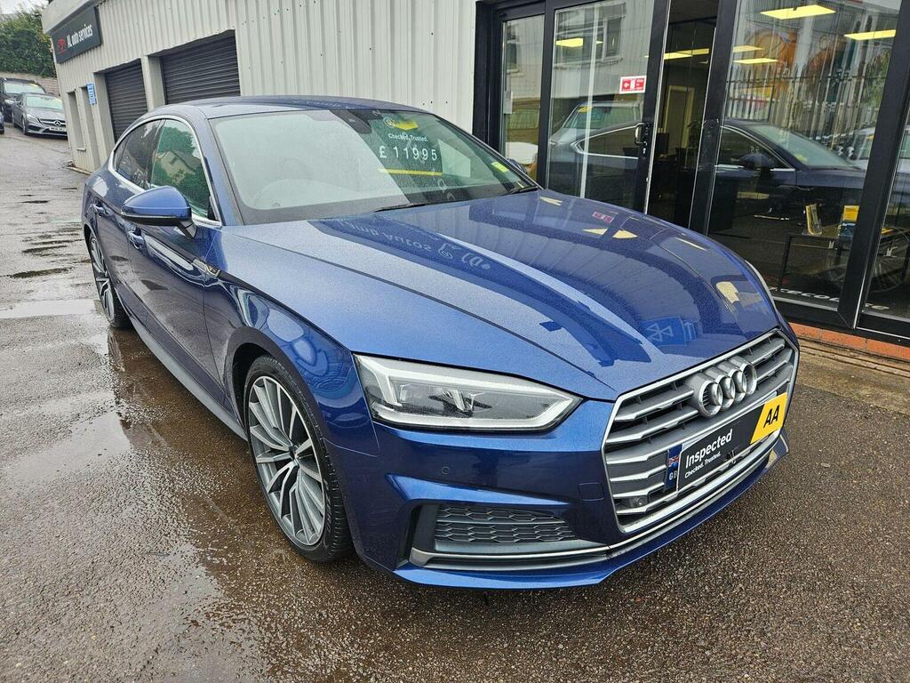 Audi A5 2.0 Tdi Ultra S Line Sportback Euro 6 Ss Blue