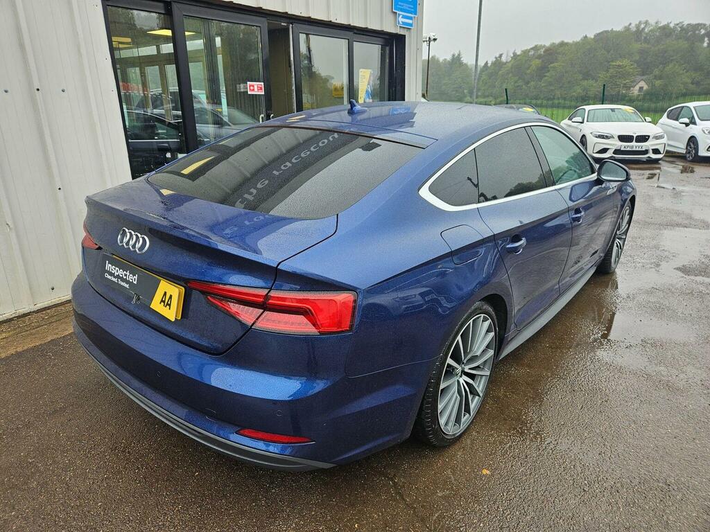 Audi A5 2.0 Tdi Ultra S Line Sportback Euro 6 Ss Blue #6