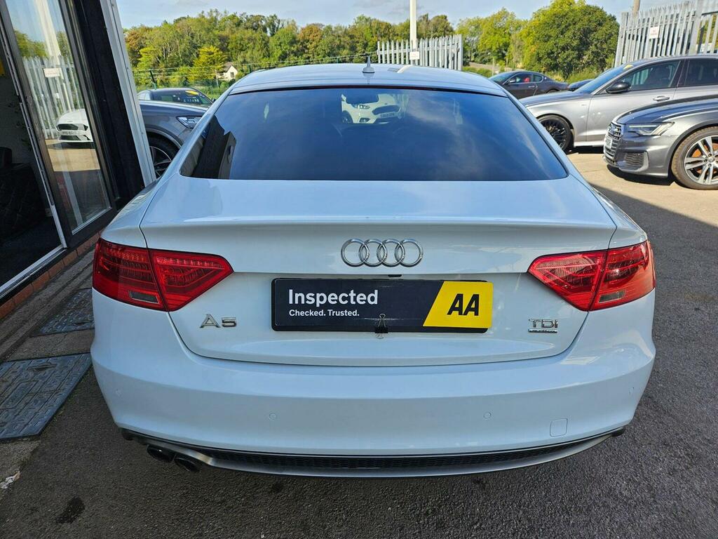 Audi A5 2.0 Tdi Black Edition Sportback Quattro Euro 5 S White #6