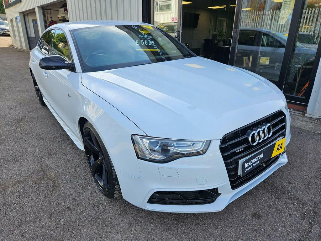 Audi A5 2.0 Tdi Black Edition Sportback Quattro Euro 5 S White