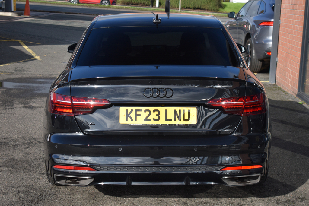 Audi A4 2.0 Tfsi 35 Black Edition Saloon S Tron Black #6