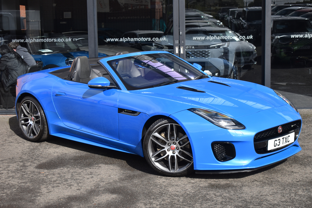 Jaguar F-Type 2.0I Gpf R-dynamic Convertible Eur Blue