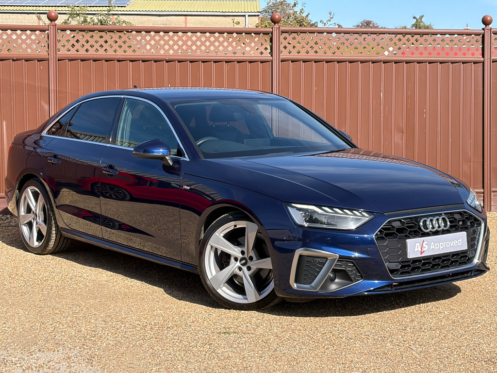 Audi A4 2.0 Tdi 35 S Line Saloon S Tronic Euro Blue