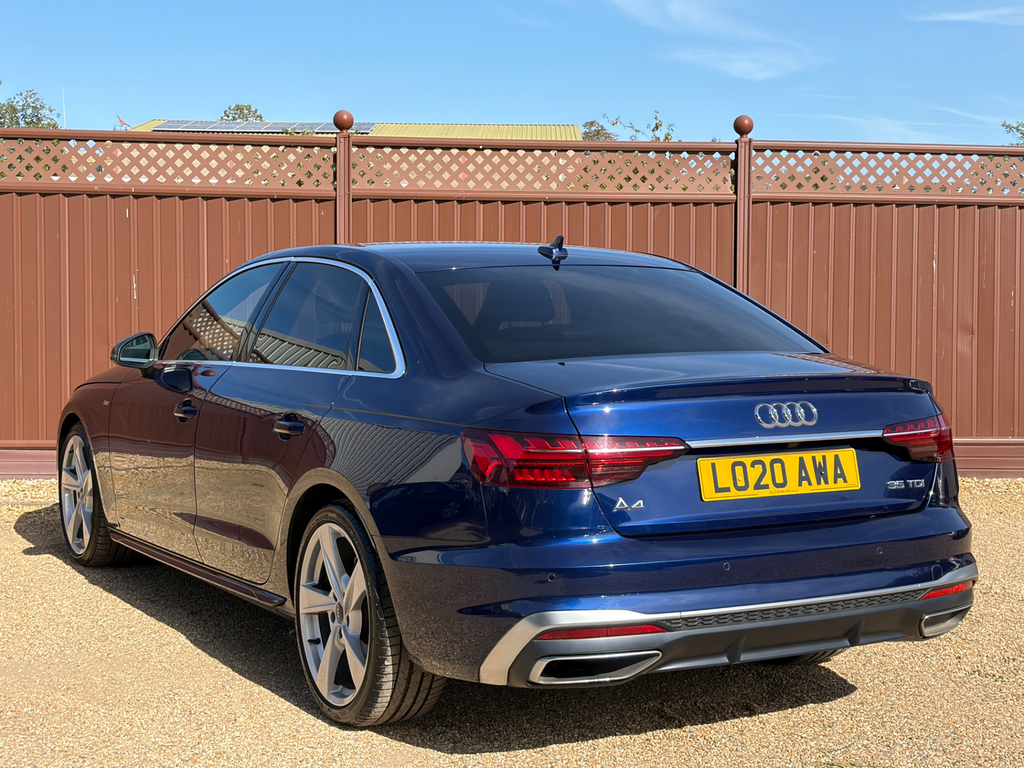 Audi A4 2.0 Tdi 35 S Line Saloon S Tronic Euro Blue #5