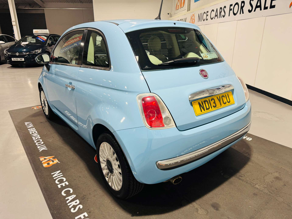 Fiat 500 Lounge Rhd Blue #4
