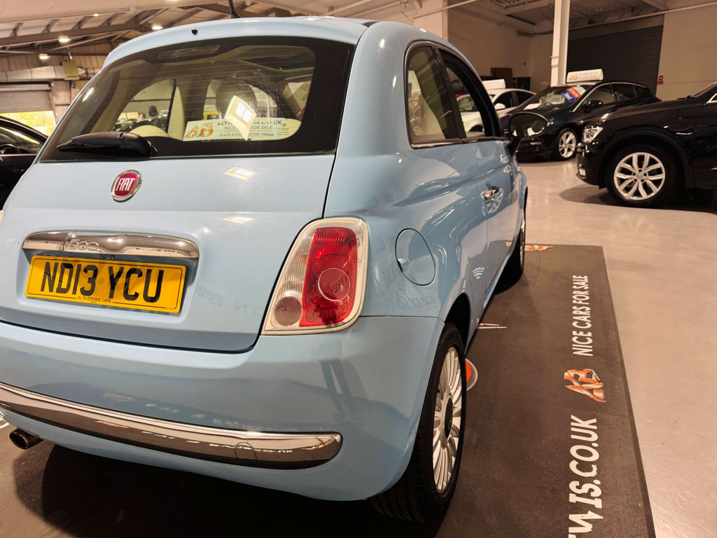 Fiat 500 Lounge Rhd Blue #6