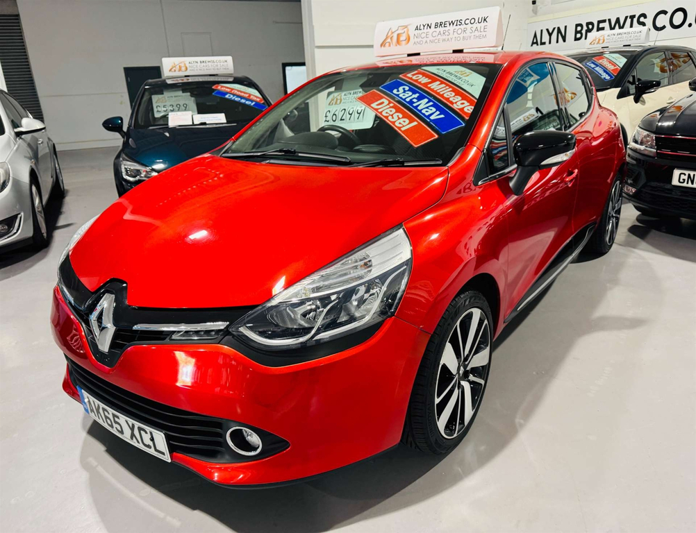 Renault Clio Dynamique S Nav Dci Red