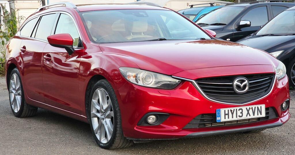 Mazda 6 2.2 Skyactiv-d Se-l Nav Tourer Euro 6 Ss White #2
