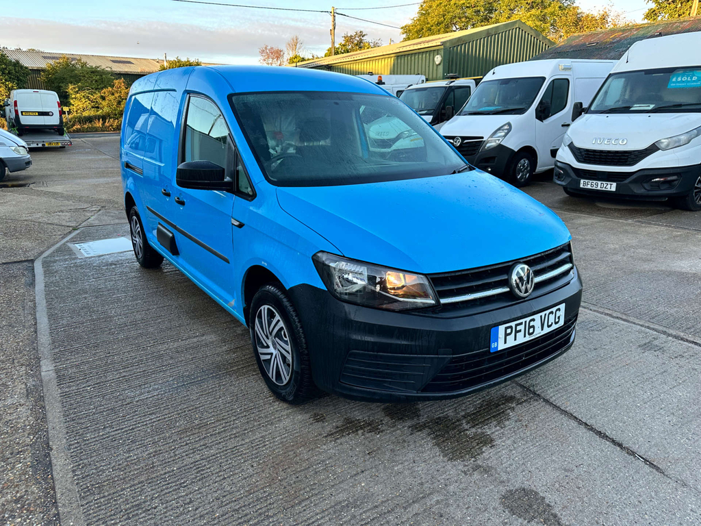 Volkswagen Caddy Maxi C20 Bluemotion Tech Startline Panel Van Man Blue #2