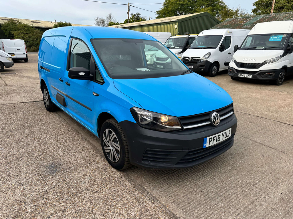 Volkswagen Caddy Maxi C20 Bluemotion Tech Startline Panel Van Man Blue #2