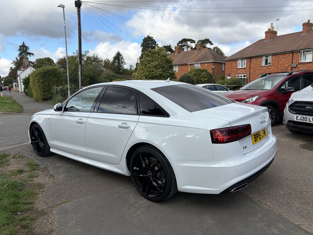 Audi A6 Saloon 2.0 Tdi Ultra Black Edition White #3