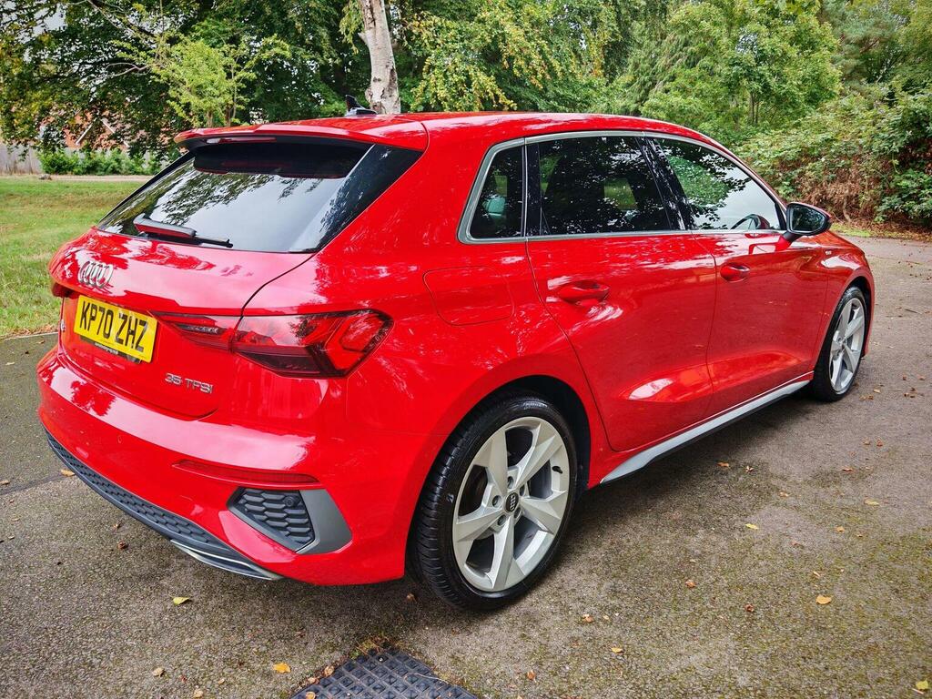 Audi A3 1.5 Tfsi 35 S Line Sportback Euro 6 Ss Red #4