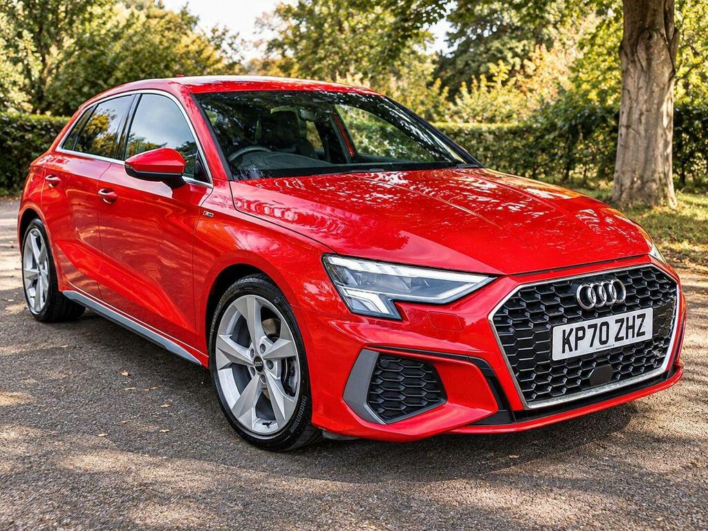 Audi A3 1.5 Tfsi 35 S Line Sportback Euro 6 Ss Red