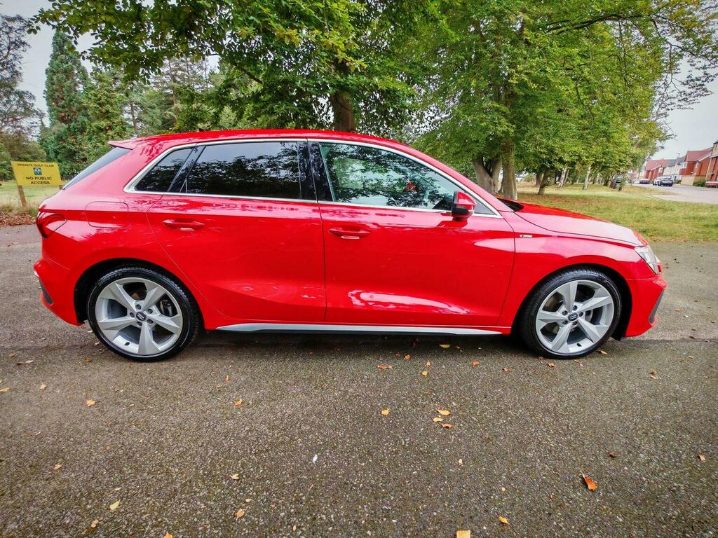 Audi A3 1.5 Tfsi 35 S Line Sportback Euro 6 Ss Red #3