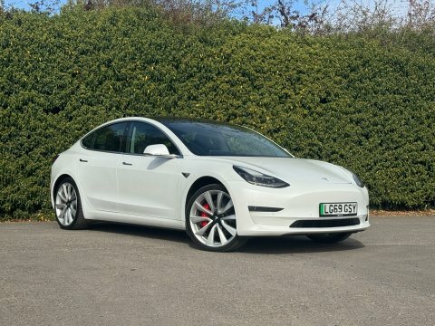 Tesla Model 3 Dual Motor Performance White #2