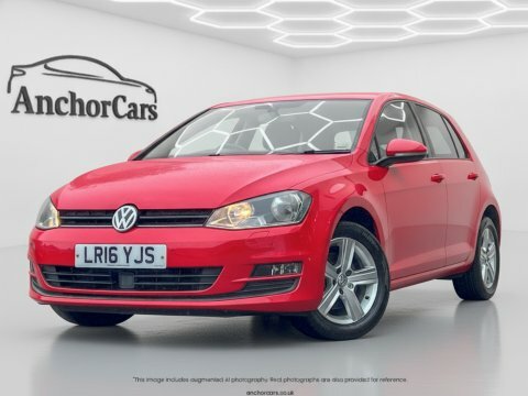 Volkswagen Golf 1.6 Tdi Bluemotion Red
