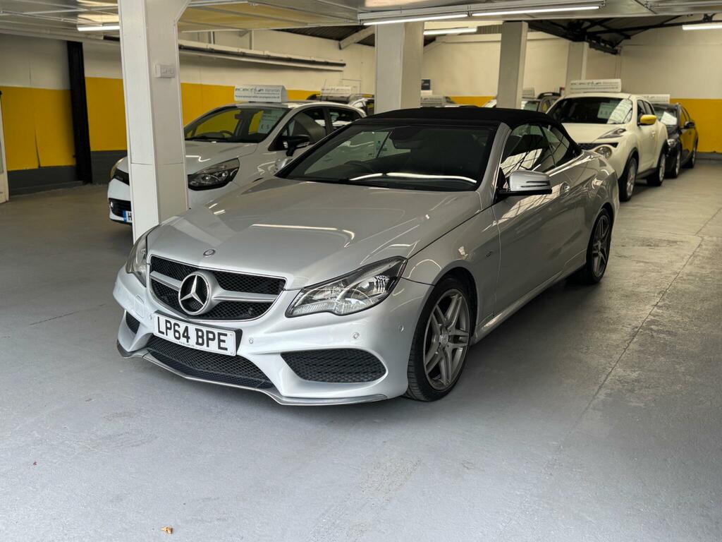 Mercedes-Benz E Class 2.1 E220 Cdi Amg Sport Cabriolet Euro 5 Ss Silver