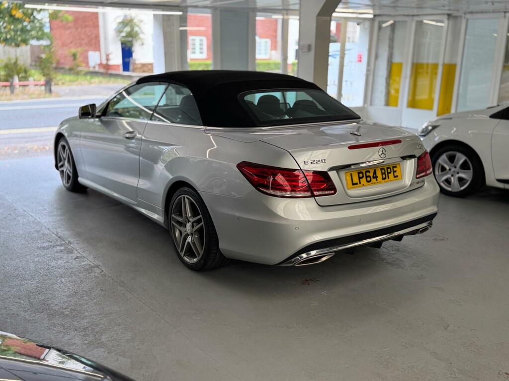 Mercedes-Benz E Class 2.1 E220 Cdi Amg Sport Cabriolet Euro 5 Ss Silver #4