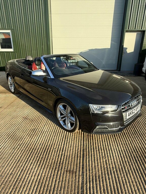 Audi S5 2012 3.0 Tfsi V6 Cabriolet S Tronic Quattro Euro 5 Black #2