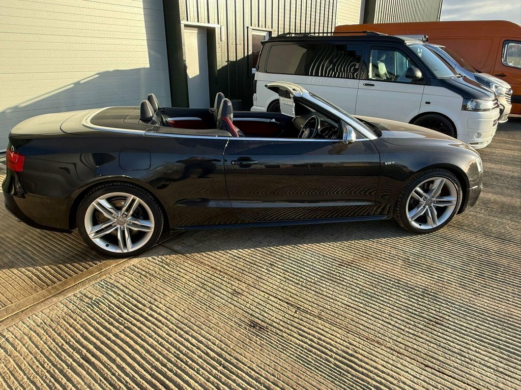 Audi S5 2012 3.0 Tfsi V6 Cabriolet S Tronic Quattro Euro 5 Black #5