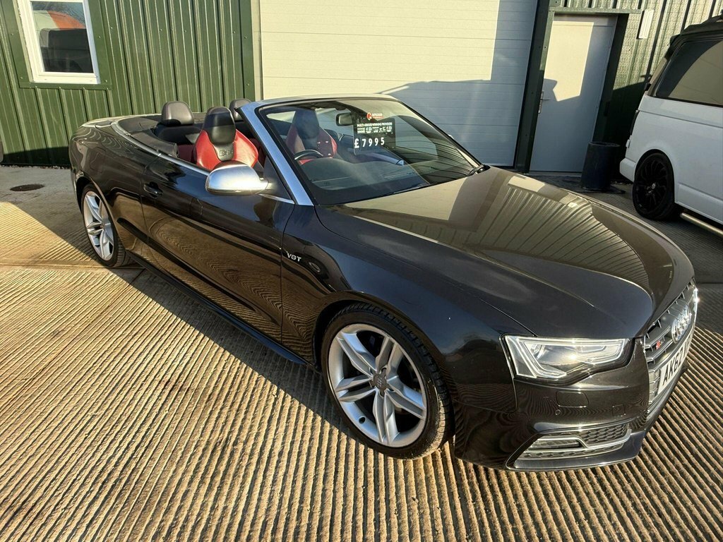 Audi S5 2012 3.0 Tfsi V6 Cabriolet S Tronic Quattro Euro 5 Black #4