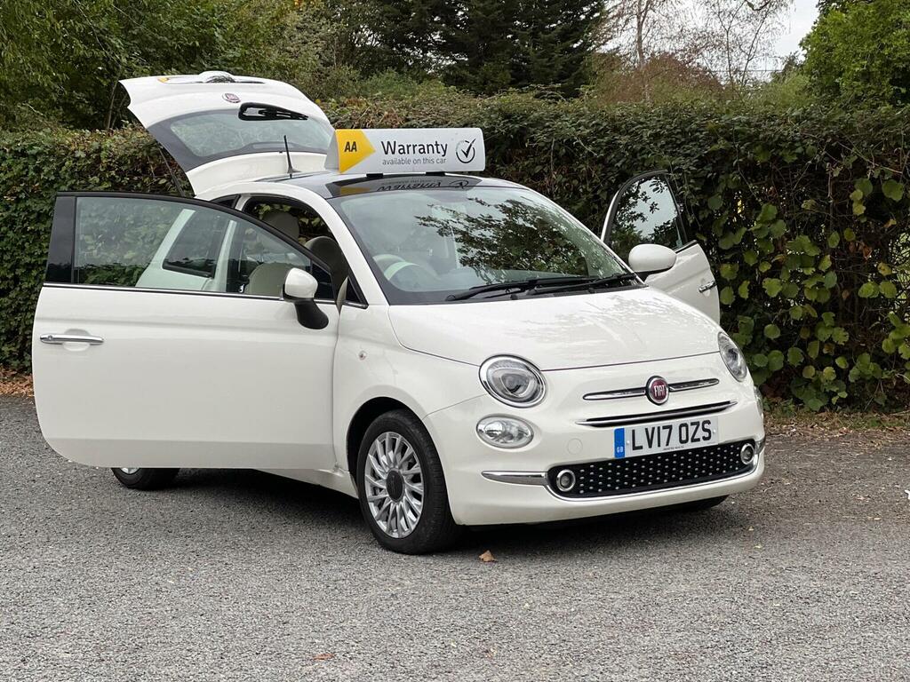 Fiat 500 1.2 Lounge Dualogic Euro 6 Ss White #5