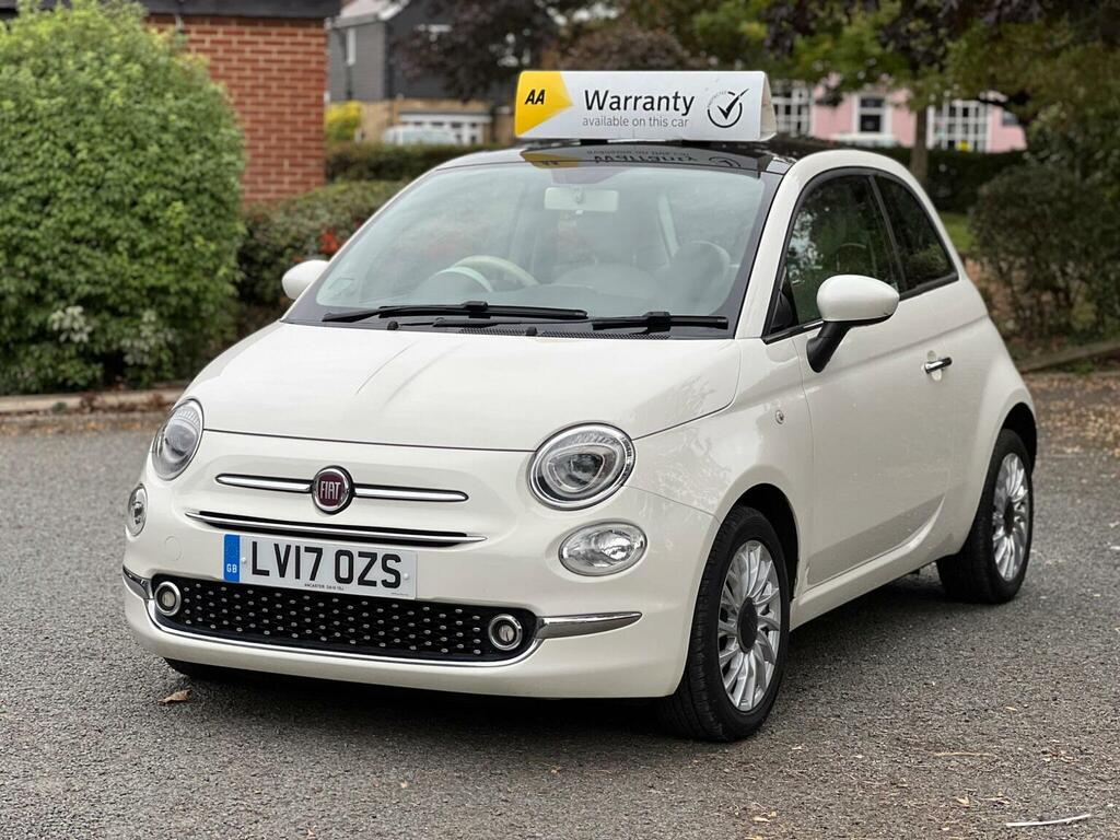 Fiat 500 1.2 Lounge Dualogic Euro 6 Ss White