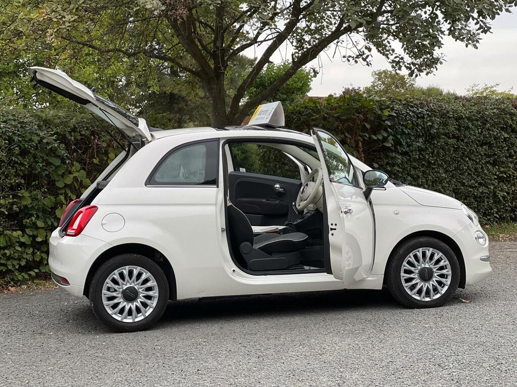Fiat 500 1.2 Lounge Dualogic Euro 6 Ss White #6