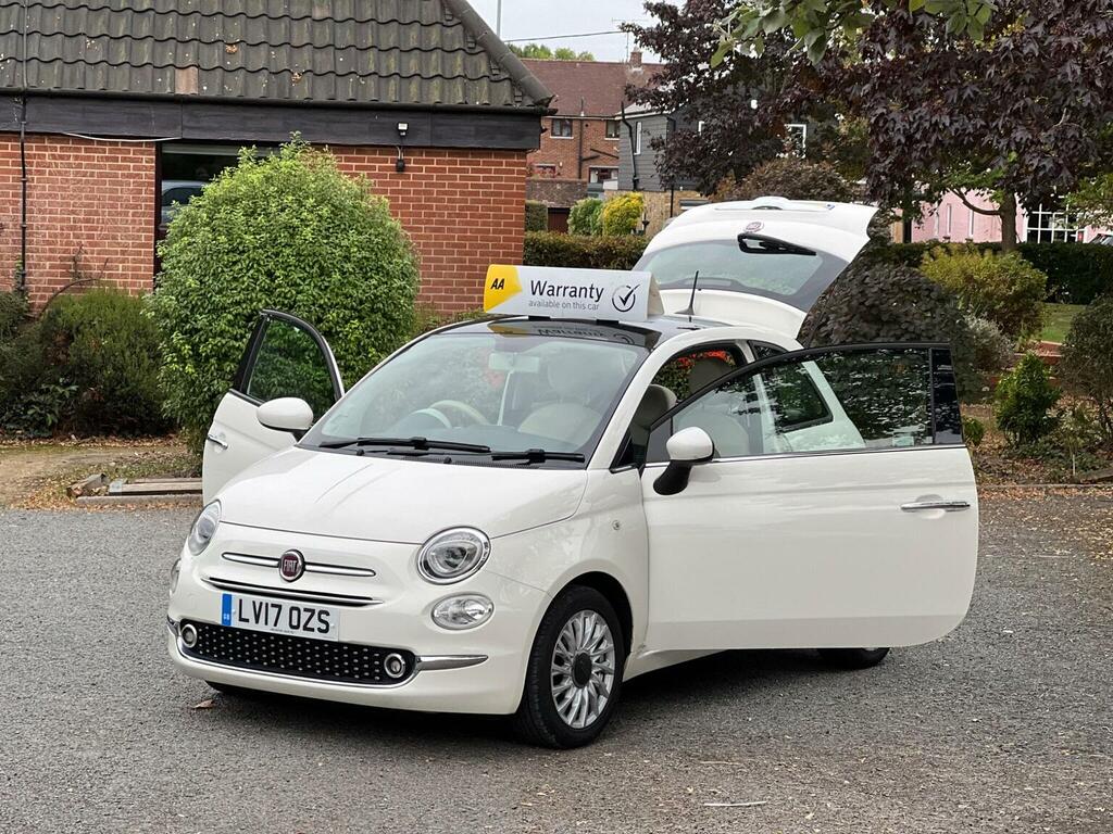 Fiat 500 1.2 Lounge Dualogic Euro 6 Ss White #4
