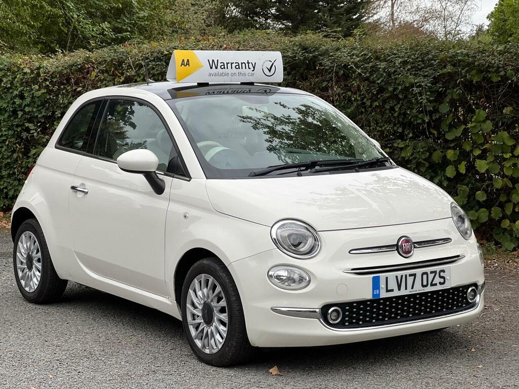 Fiat 500 1.2 Lounge Dualogic Euro 6 Ss White #3