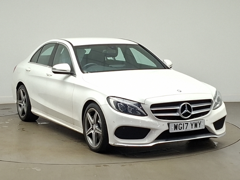 Mercedes-Benz C Class C250d Amg Line 9G-tronic White
