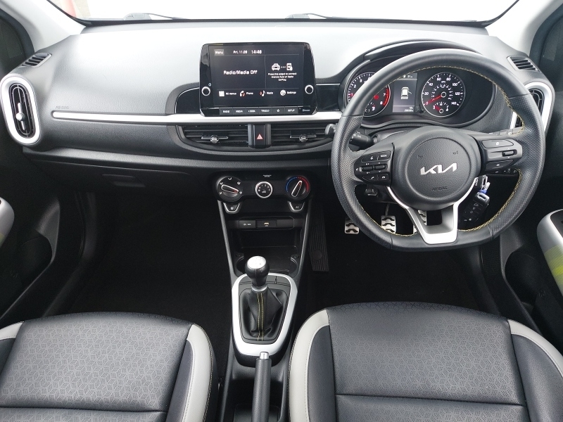 Kia Picanto 1.0 X-line DA71KHM White #3