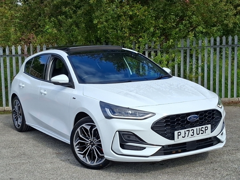 Ford Focus 1.0 Ecoboost Hybrid Mhev 155 St-line X White