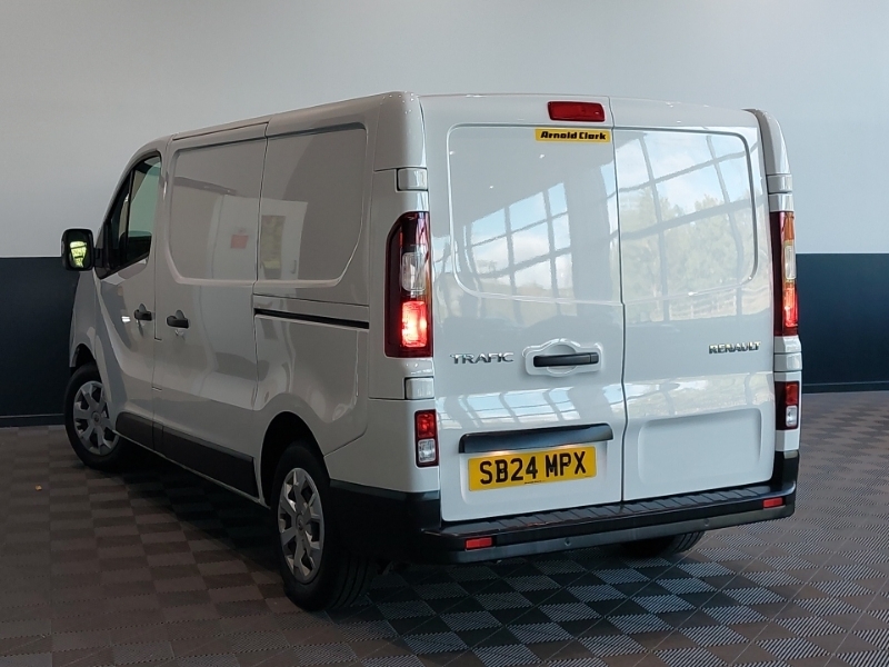 Renault Trafic Sl30 Blue Dci 130 Advance Van White #2