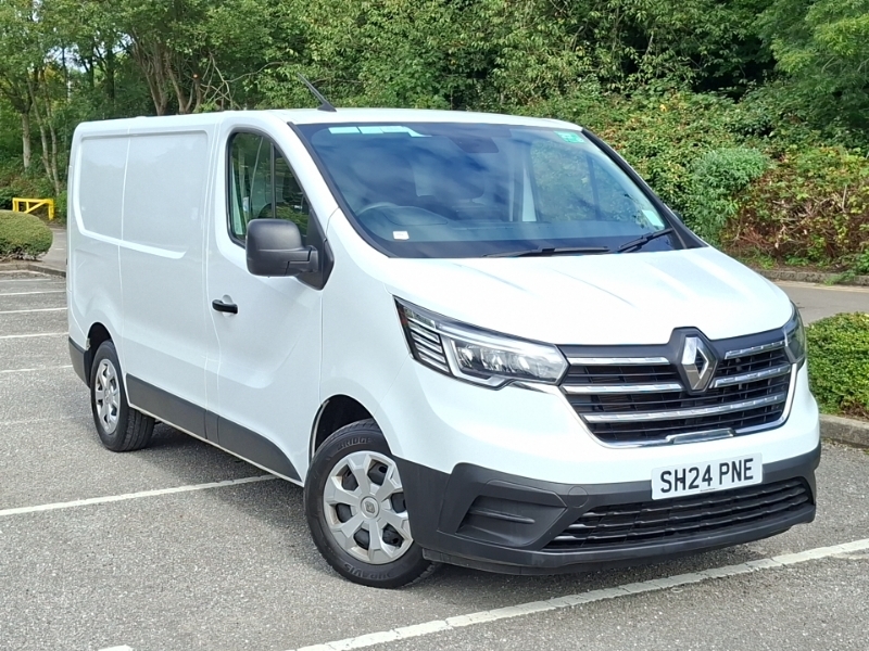 Renault Trafic Sl30 Blue Dci 130 Advance Van White