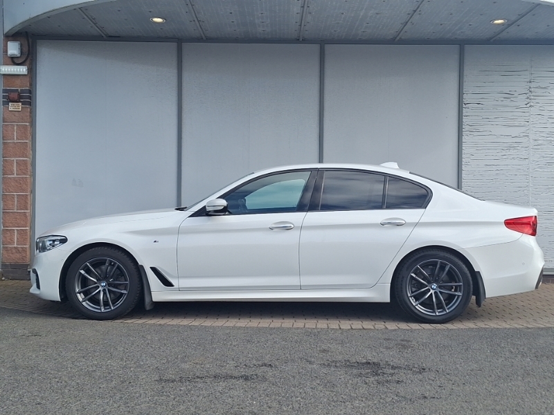 BMW 5 Series 520D Xdrive M Sport White #4