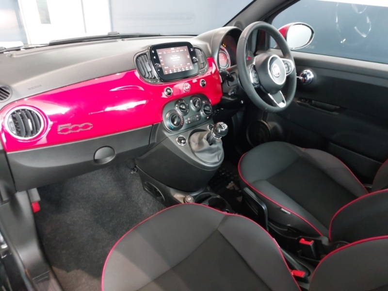 Fiat 500 1.0 Mild Hybrid Red Black #5