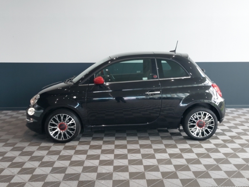 Fiat 500 1.0 Mild Hybrid Red Black #4