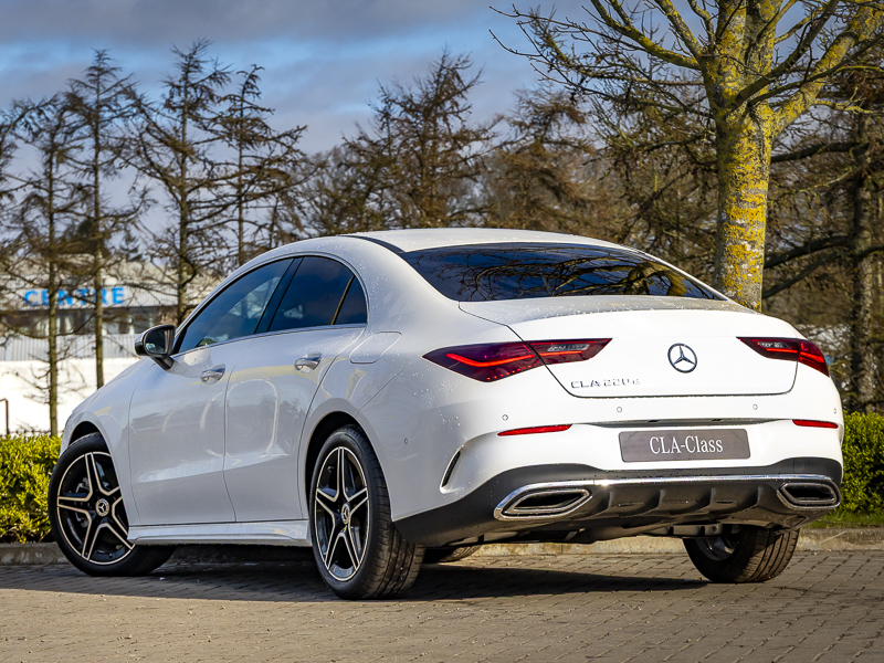 Mercedes-Benz CLA Class Cla 220D Amg Line Executive Tip White #2