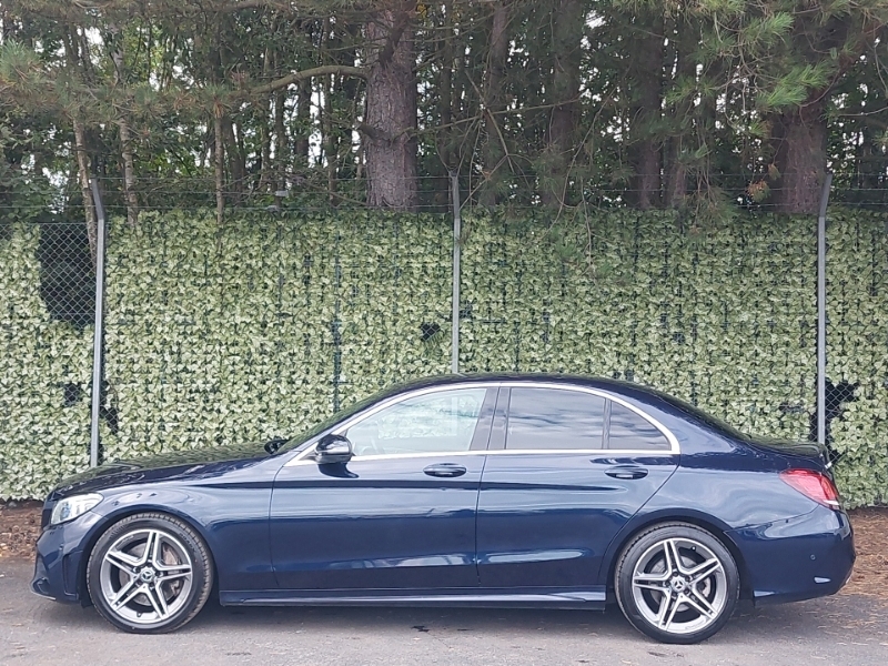 Mercedes-Benz C Class C300d Amg Line Premium 9G-tronic Blue #4