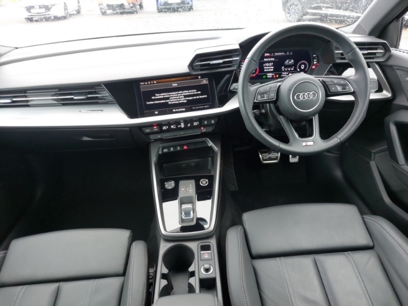 Audi A3 30 Tfsi S Line S Tronic LM24AWN Black #3