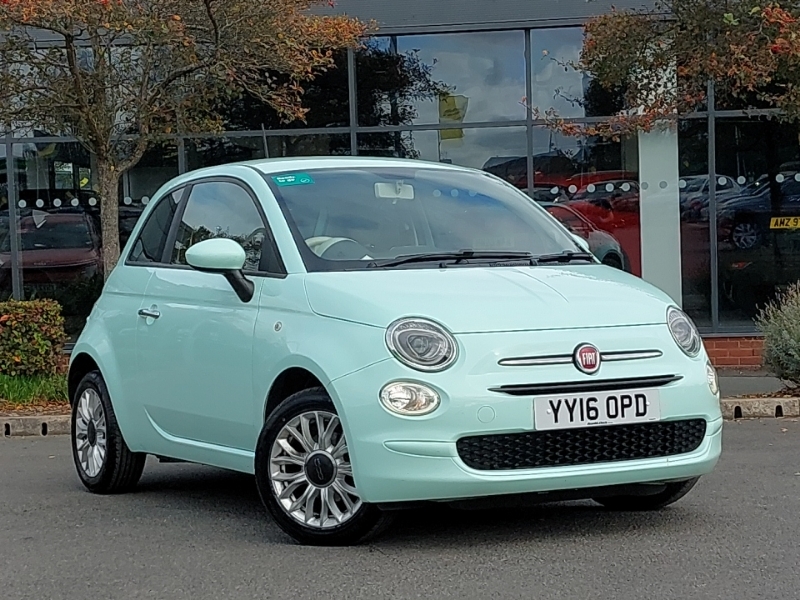 Fiat 500 1.2 Pop Star YY16OPD Green