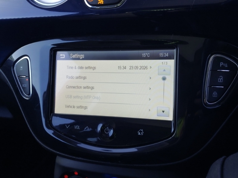 Vauxhall Adam 1.2 16V Jam Hatchback Euro 6 Black #10