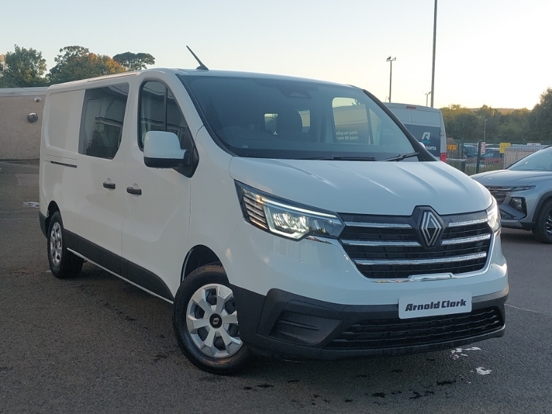 Renault Trafic Ll30 Blue Dci 130 Advance Safety Crew Van White