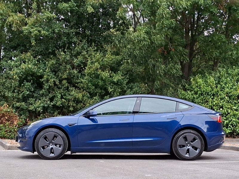 Tesla Model 3 Long Range Awd Blue #4