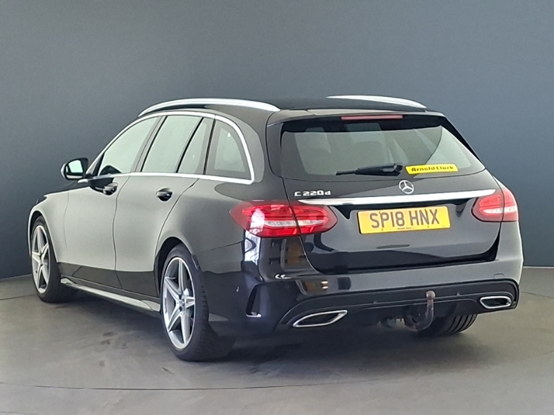 Mercedes-Benz C Class C220d Amg Line 9G-tronic Black #2