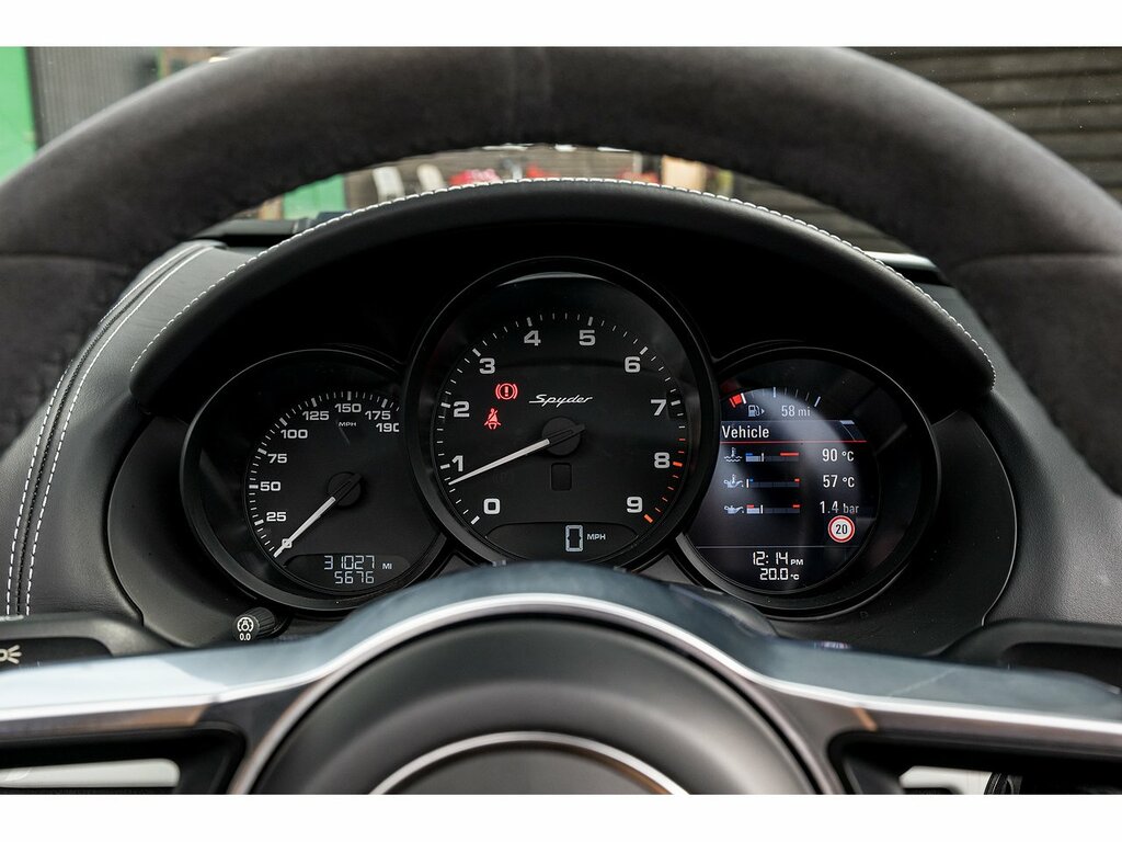 Porsche Boxster 3.8 981 Spyder Euro Silver #29